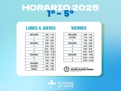 Horarios de clases 2025