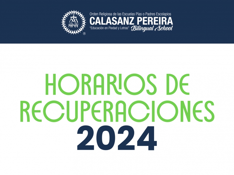 horarios de recuperaciones 2024