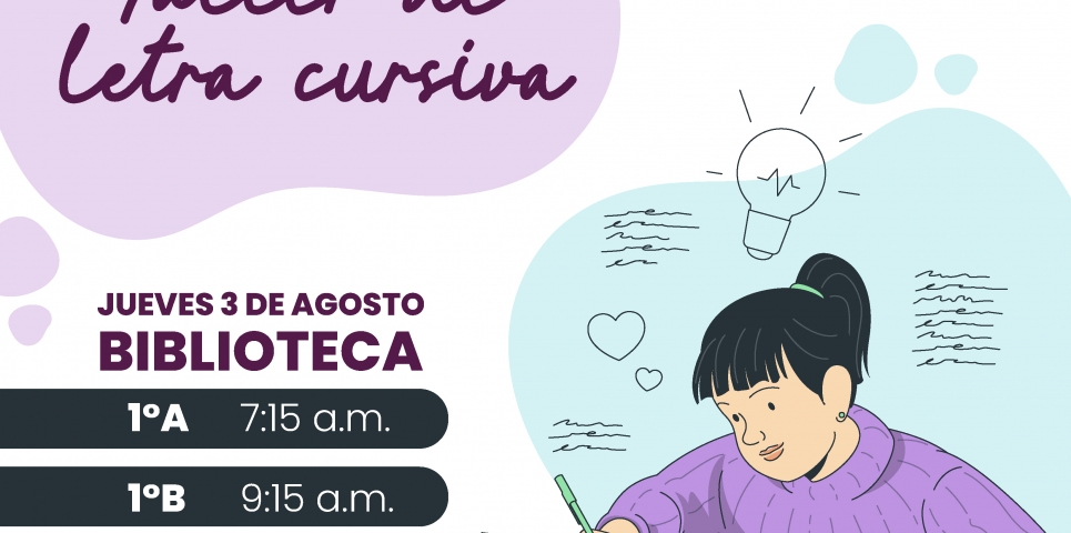 Taller letra cursiva