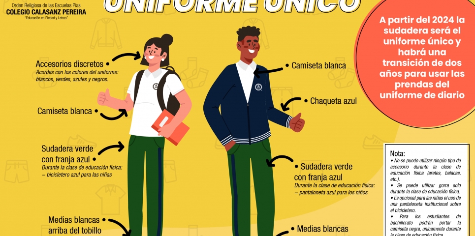 Uso correcto del uniforme único 2024