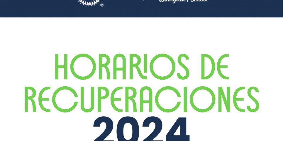 horarios de recuperaciones 2024